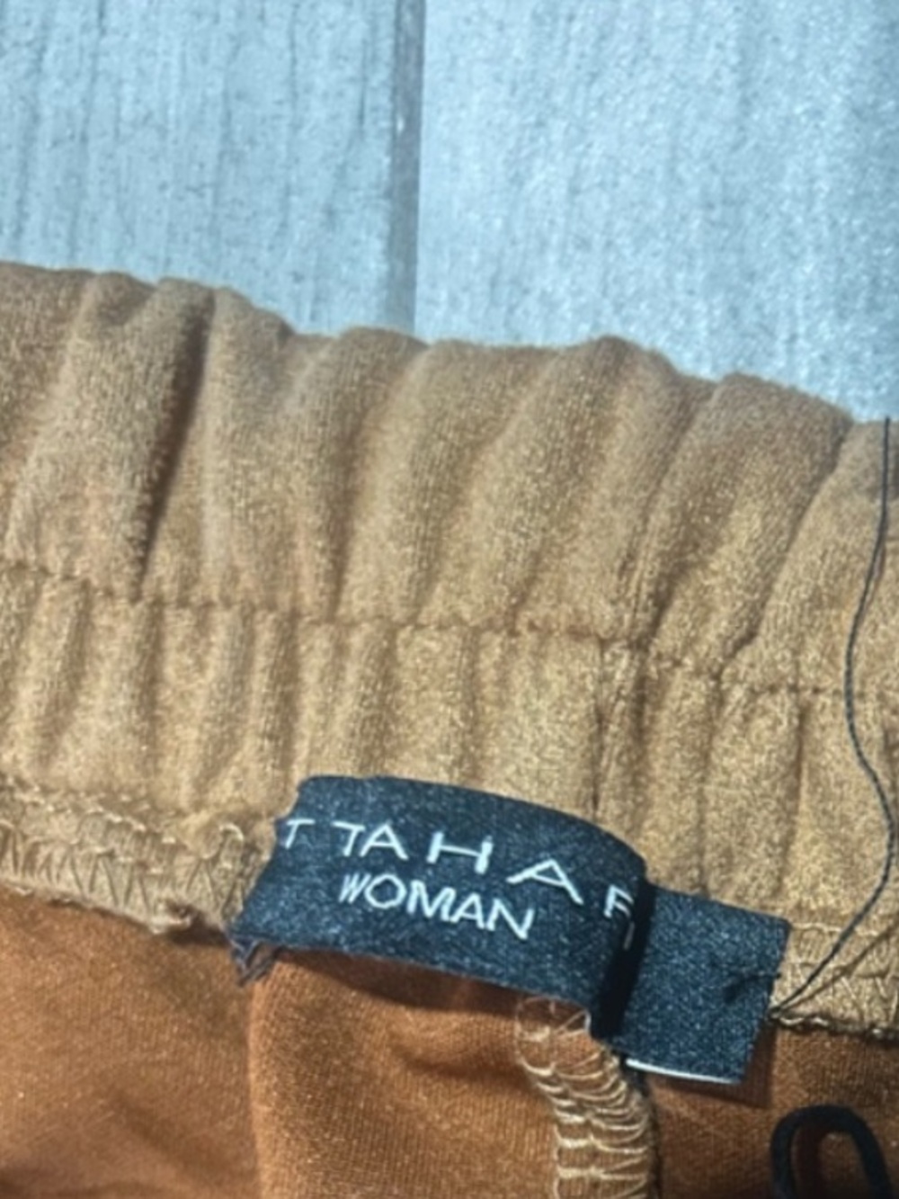 NEW T Tahari Faux Suede Leather Crop wide leg pants Size 3X - Picture 5 of 7